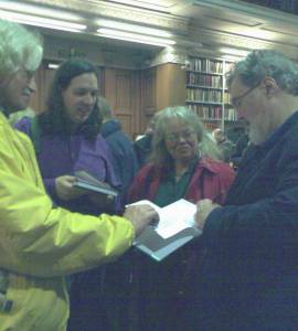 Sean O'Brien signing the Third Proceedings book at the 2007 event
